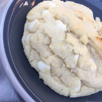 Cafe Smitten - Lemon white chocolate chip cookie. So good! - Coffee & Tea Near Me - Bakersfield, California