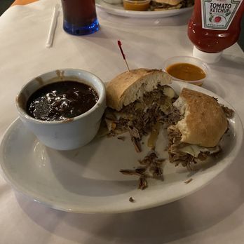 Ervs Mug - Garbage sandwich with a side of baked beans - American Near Me - Oak Creek, Wisconsin