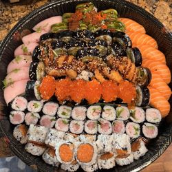 Chef Lins Asian Bistro - Some serious take out sushi that was even more delicious than the picture!