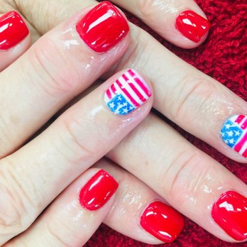 Malibu Nail Spa - Patriotic Nails .. love them .. - Nail Salons Near Me - Valencia, California Malibu Nail Spa - Patriotic Nails .. love them .. - Nail Salons Near Me - Valencia, California