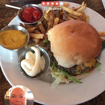 Label Restaurant - Bison cheeseburger with hand cut fries. - Sushi Bars Near Me - Johnson City, Tennessee Label Restaurant - Bison cheeseburger with hand cut fries. - Sushi Bars Near Me - Johnson City, Tennessee