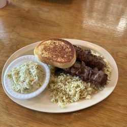 Broosters Open Hearth Chicken - Steak on a Steak Kabob