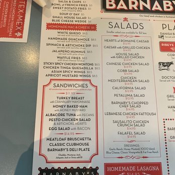 Barnabys Cafe - Menu - American Near Me - Houston, Texas Barnabys Cafe - Menu - American Near Me - Houston, Texas