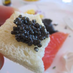 Cathay Pacific - Caviar and balik salmon