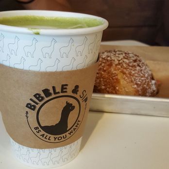 Bibble & Sip - The matcha latte with earl grey cream puff! - Coffee & Tea Near Me - New York, New York Bibble & Sip - The matcha latte with earl grey cream puff! - Coffee & Tea Near Me - New York, New York