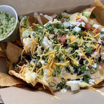 Crooked Handle Brewing - Veggie nachos with a side of Quac - Brewpubs Near Me - Springboro, Ohio