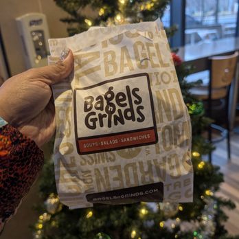 Bagels ‘n Grinds - veggie bagel. solid. - Coffee & Tea Near Me - College Park, Maryland