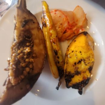 Table No 2 Restaurant - Kim chicken, roasted squash, eggplant  with wax beans - Seafood Near Me - Detroit, Michigan