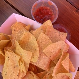 a bowl of tortilla chips a bowl of tortilla chips