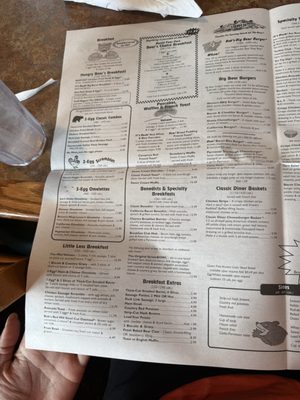 Menu photo 2 Black Bear Diner Moore Moore, OK