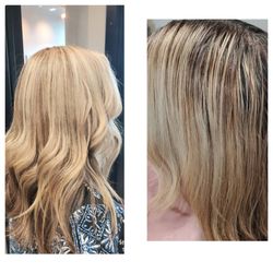 Hair by Chandra at Salon Of The Woodlands - Before & after