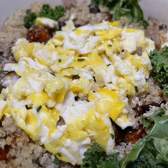 First Watch - Power Breakfast Quinoa Bowl: sausage, kale, mushrooms, tomatoes (very good), egg (scrambled) and no Parmesan. - Breakfast & Brunch Near Me - San Antonio, Texas First Watch - Power Breakfast Quinoa Bowl: sausage, kale, mushrooms, tomatoes (very good), egg (scrambled) and no Parmesan. - Breakfast & Brunch Near Me - San Antonio, Texas
