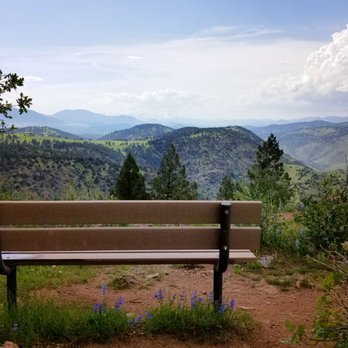 Mount Falcon Park - Love the view from this bench! - Parks Near Me - Morrison, Colorado