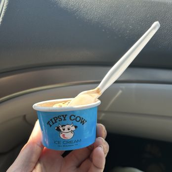 Tipsy Cow Ice Cream - Small Coffee Toffee (Partially eaten) - Desserts Near Me - New Braunfels, Texas Tipsy Cow Ice Cream - Small Coffee Toffee (Partially eaten) - Desserts Near Me - New Braunfels, Texas