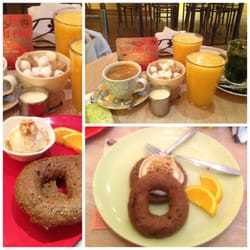 Bagels & Beans - Pretty breakfast at B & B, love it :)