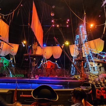 Pirates Dinner Adventure - a pirate ship on display - Performing Arts Near Me - Orlando, Florida Pirates Dinner Adventure - a pirate ship on display - Performing Arts Near Me - Orlando, Florida