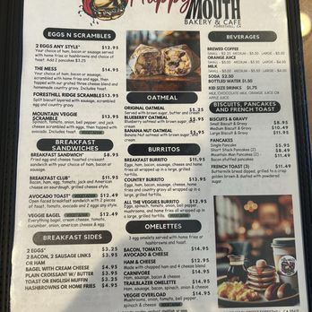 The Happy Mouth - Menu - Cafes Near Me - Foresthill, California The Happy Mouth - Menu - Cafes Near Me - Foresthill, California