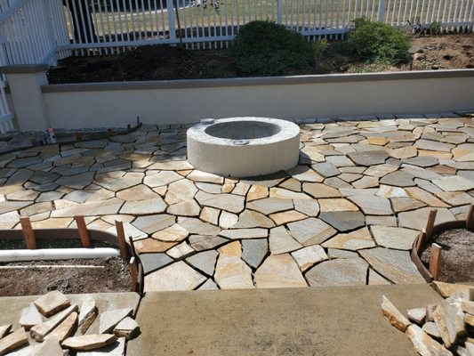 FIREPIT CONSTRUCTION - We can build a firepit that meets your standards!