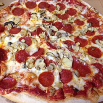 Helen's Pizza - Pepperoni and shrooms. Mmmm - Pizza Near Me - Jersey City, New Jersey Helen's Pizza - Pepperoni and shrooms. Mmmm - Pizza Near Me - Jersey City, New Jersey