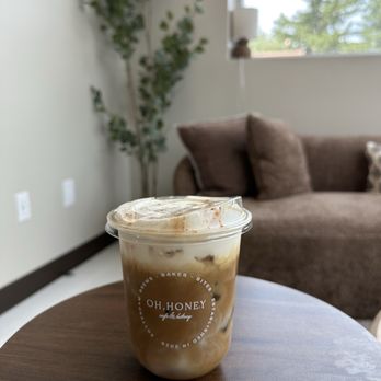 Oh, Honey Cafe & Bakery - honey walnut latte - Bakeries Near Me - Schenectady, New York Oh, Honey Cafe & Bakery - honey walnut latte - Bakeries Near Me - Schenectady, New York