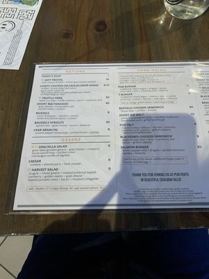 Menu photo 5 Pub Frato - Chagrin Falls Chagrin Falls, OH
