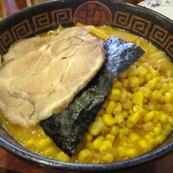 Santa Ramen - miso broth ramen with corn - Ramen Near Me - San Mateo, California Santa Ramen - miso broth ramen with corn - Ramen Near Me - San Mateo, California