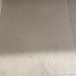 Floor crack and not from impact!