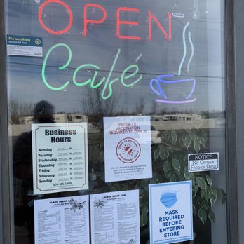 Black Sheep Cafe - open sign - Caterers Near Me - Salem, Oregon