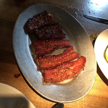 Au Cheval - Thick Cut Peppered Bacon - Bars Near Me - Chicago, Illinois Au Cheval - Thick Cut Peppered Bacon - Bars Near Me - Chicago, Illinois