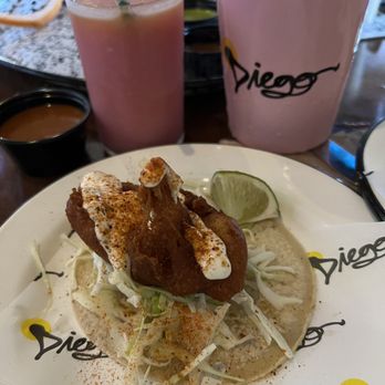 Diego - Fish Taco at Diego - THE BEST!! - Cocktail Bars Near Me - Chicago, Illinois