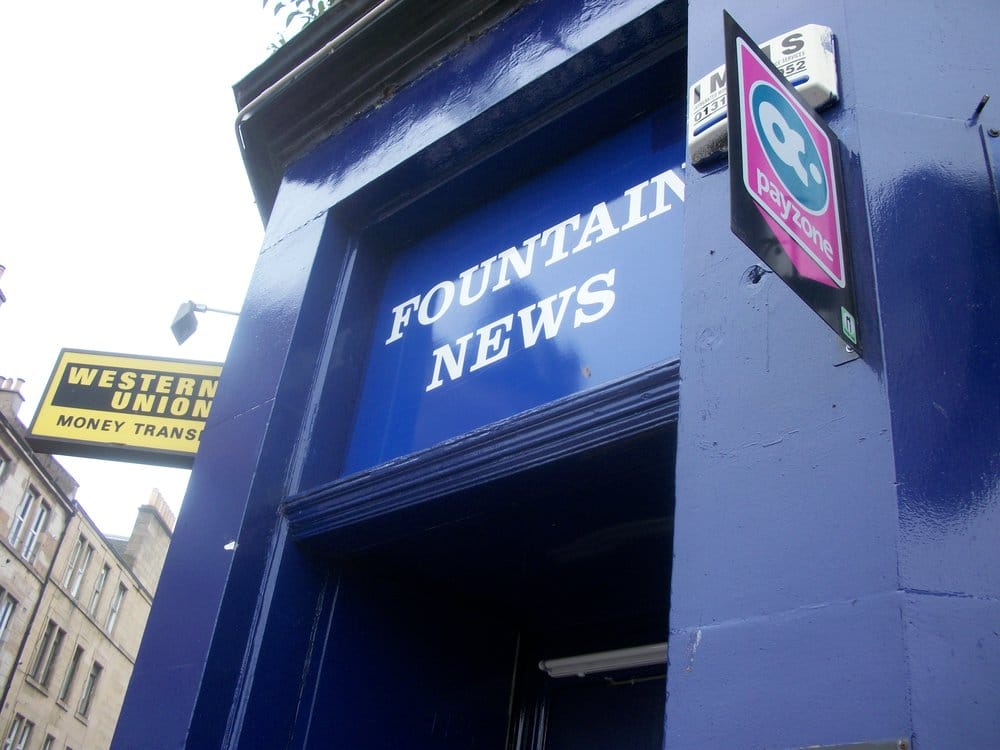 FOUNTAIN NEWS Updated August 2024 157 Dundee St, Edinburgh, United