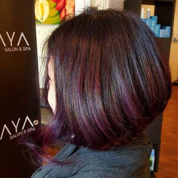 Saraya Salon - Magenta highlights - Hair Salons Near Me - Chicago, Illinois Saraya Salon - Magenta highlights - Hair Salons Near Me - Chicago, Illinois
