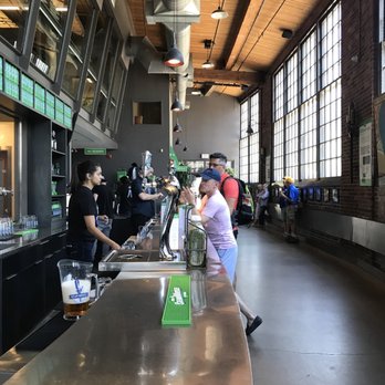 Steam Whistle Brewing - Bar area. - Breweries Near Me - Toronto, Ontario Steam Whistle Brewing - Bar area. - Breweries Near Me - Toronto, Ontario