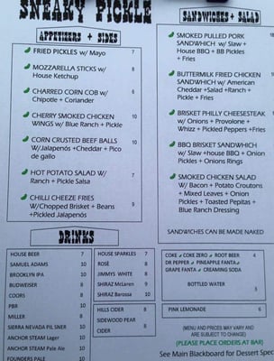 Menu photo 1 Sneaky Pickle Goodwood, SA