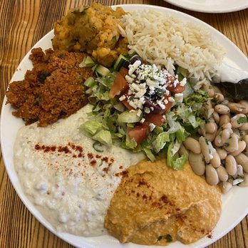 Sultan Kebab - Veggie plate! So yum - Turkish Near Me - Charlottesville, Virginia Sultan Kebab - Veggie plate! So yum - Turkish Near Me - Charlottesville, Virginia