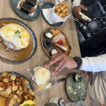 Aloha Stacks - Loco moco, Captain Mac Nut, Tater Tots, Breakfast Melt Sandwich - Breakfast & Brunch Near Me - Whittier, California Aloha Stacks - Loco moco, Captain Mac Nut, Tater Tots, Breakfast Melt Sandwich - Breakfast & Brunch Near Me - Whittier, California