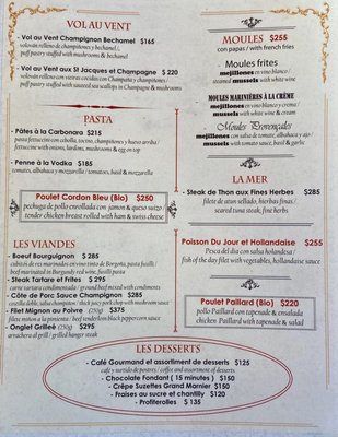 Menu photo 2 La Cigale Puerto Vallarta, JAL Menu photo 2 La Cigale Puerto Vallarta, JAL