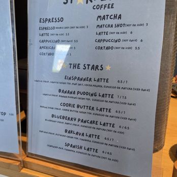 Starlet Coffee - Menu - Coffee & Tea Near Me - Pasadena, California