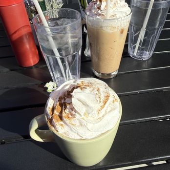 The Trails Eatery - Horchata lattes, one hot and one cold - Breakfast & Brunch Near Me - San Diego, California