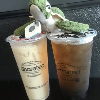 Sharetea - Oolong tea (unsweetened, add boba) really like their tea especially when it's unsweetened. So happy finally decent boba in Escondido - Coffee & Tea Near Me - Escondido, California Sharetea - Oolong tea (unsweetened, add boba) really like their tea especially when it's unsweetened. So happy finally decent boba in Escondido - Coffee & Tea Near Me - Escondido, California