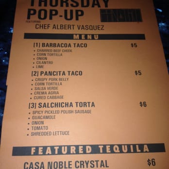 Glitter Karaoke - Tonight's chef pop up menu! - Karaoke Near Me - Houston, Texas