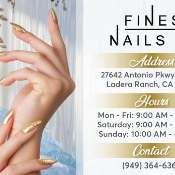 Finest Nails & Spa - Nail Salons Near Me - Ladera Ranch, California
