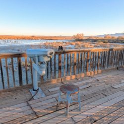 Whitewater Draw - Free scopes with metal chairs, West Platform. Saw deer from here too