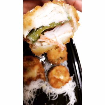 Jade Bistro - chicken negimaki [deep fried thin sliced chicken wrapped with crabmeat, scallion, mushroom, asparagus with honey chili sauce] - Sushi Bars Near Me - Suffern, New York