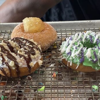 Purvé Donut Stop - Na Na Nut Buster, Jimbo and Weekly D "Panda glaze, coconut, ube glaze - Donuts Near Me - Honolulu, Hawaii Purvé Donut Stop - Na Na Nut Buster, Jimbo and Weekly D "Panda glaze, coconut, ube glaze - Donuts Near Me - Honolulu, Hawaii