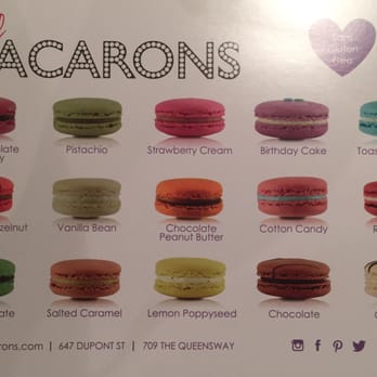 AG Macarons - Their flavors. - Macarons Near Me - Toronto, Ontario