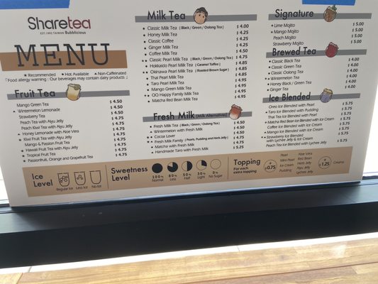 Menu photo 2 Sharetea Hillsboro, OR Menu photo 2 Sharetea Hillsboro, OR