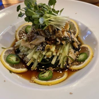 Kitchen Sooda - Spicy Sea Snail Salad With Somen Noodle-yass - Seafood Near Me - Los Angeles, California Kitchen Sooda - Spicy Sea Snail Salad With Somen Noodle-yass - Seafood Near Me - Los Angeles, California