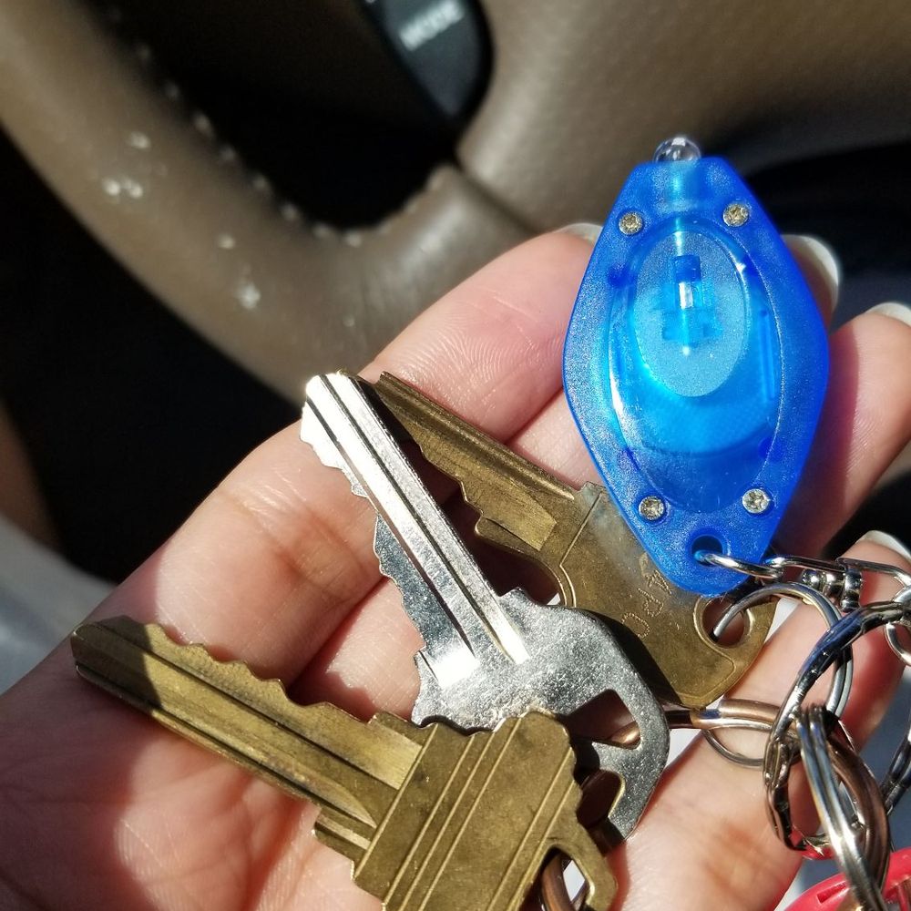 House keys and LED light! House keys and LED light!