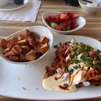 Another Broken Egg Cafe - Al Pastor Benedict - Cafes Near Me - Memphis, Tennessee